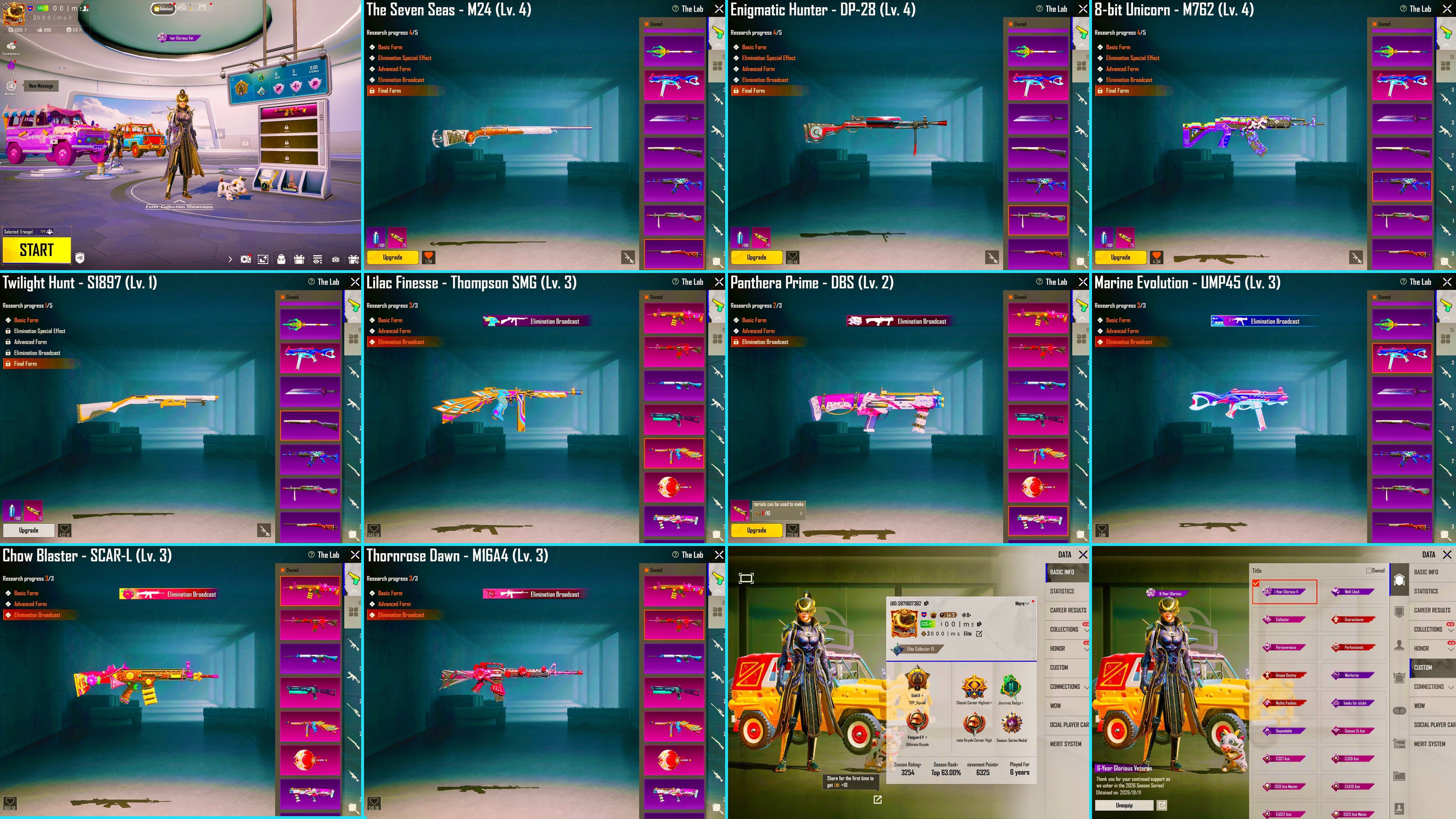 Account PUBG តម្លៃ 40$
